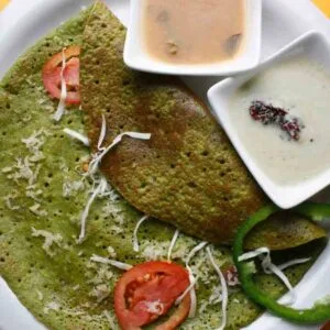 Spinach Cheese Dosa